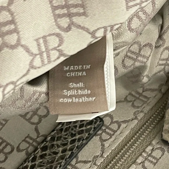 BANANA REPUBLIC leather clutch RARE Super Large Reptile Snakeskin Wristlet - Picture 3 of 9